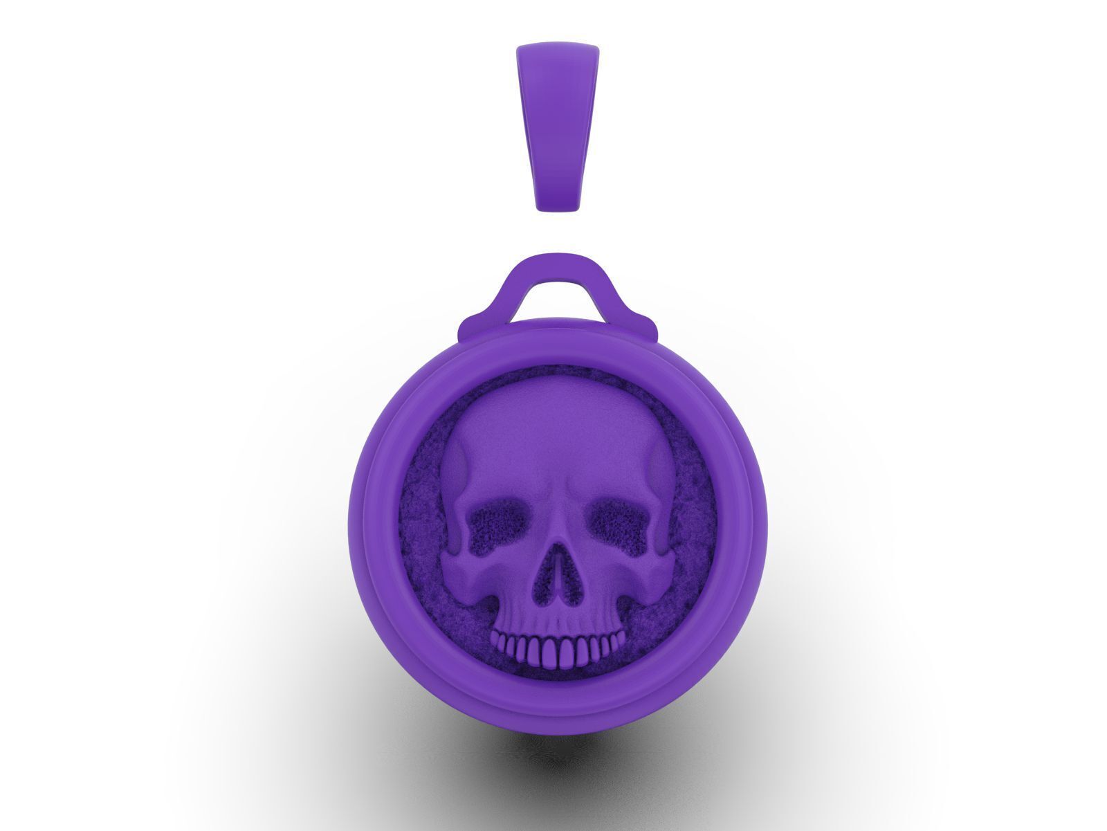 Pendant for Skull Signet Ring 3D print model_5