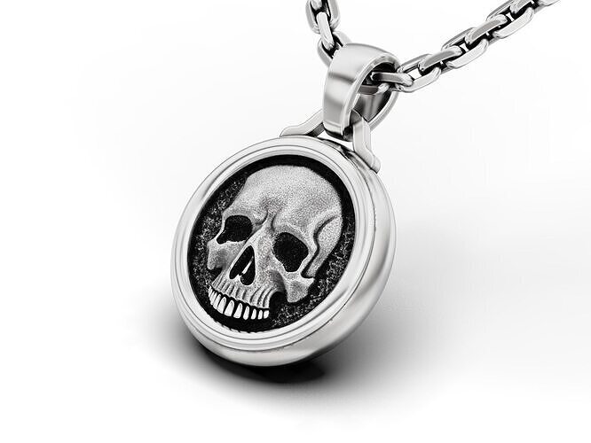 Pendant for Skull Signet Ring 3D print model
