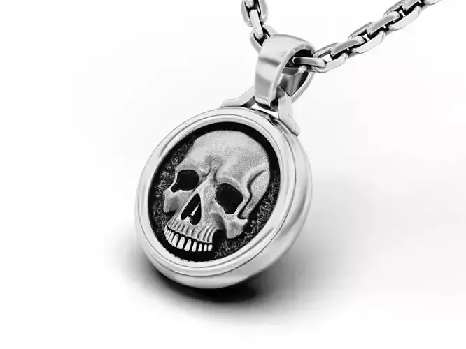 Pendant for Skull Signet Ring 3D print model