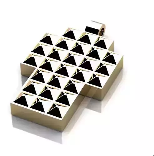 Small cross with edges