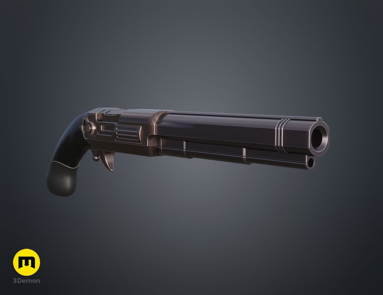 Jod Skeleton Crew blaster 3D print model