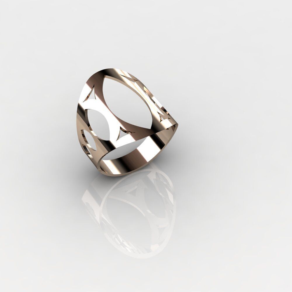 Jewellery ring Versa  3D print model_2