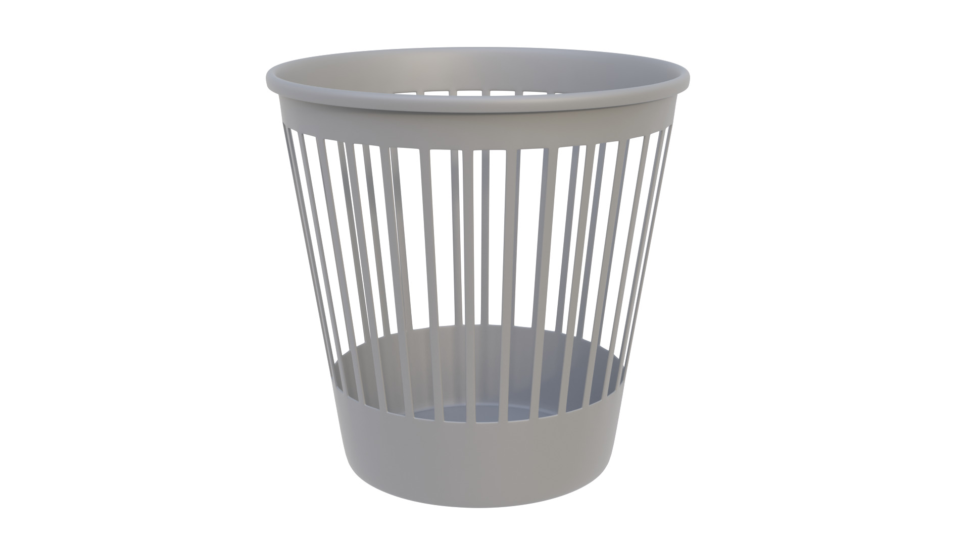 Paper bucket 01 3D model_1