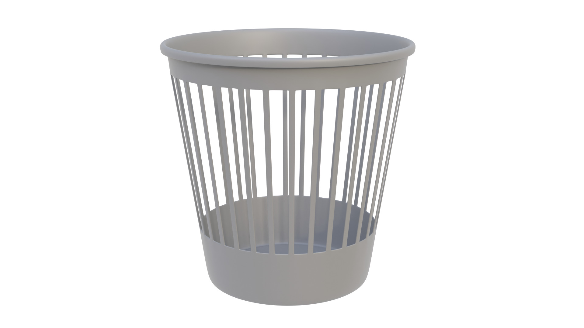 Paper bucket 01 3D model_2