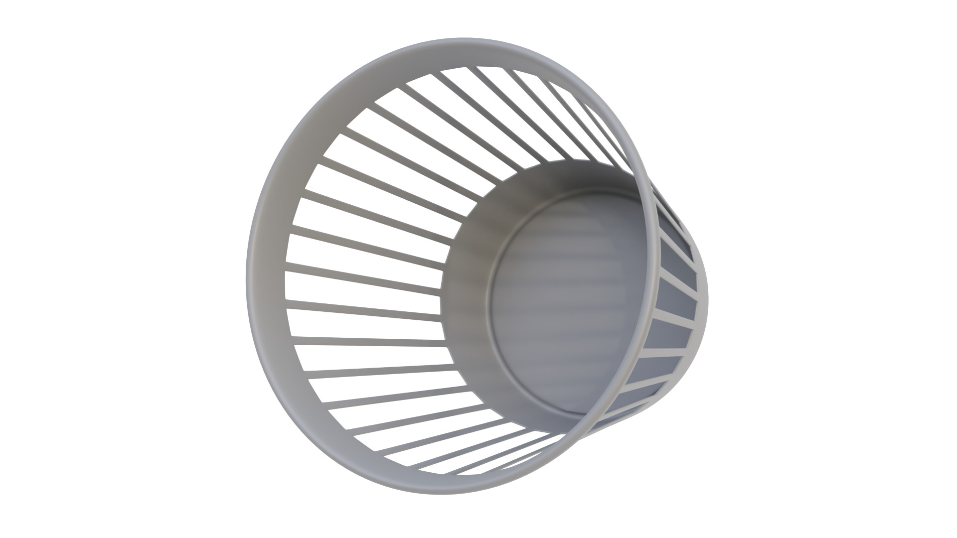 Paper bucket 01 3D model_3