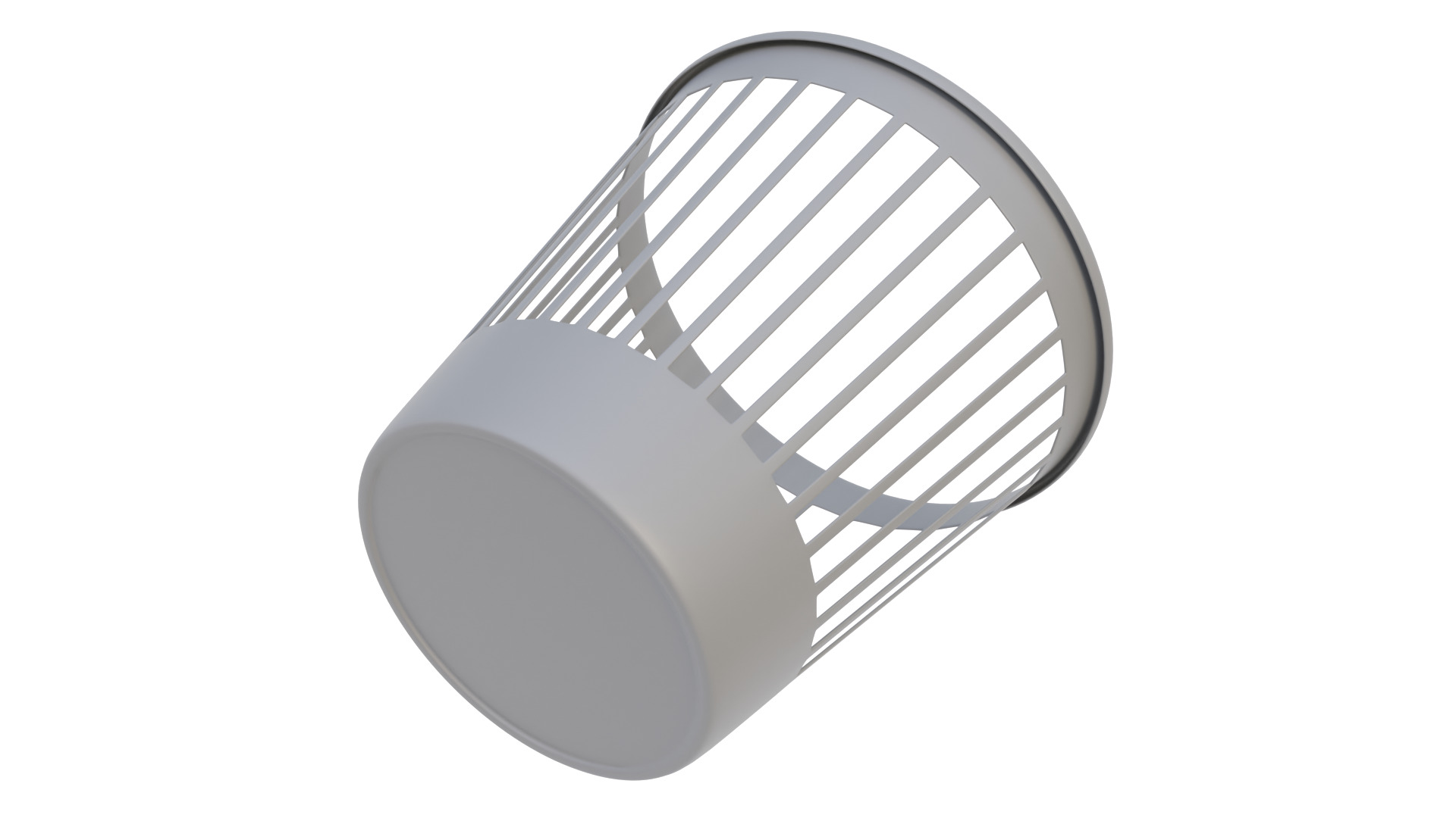 Paper bucket 01 3D model_4