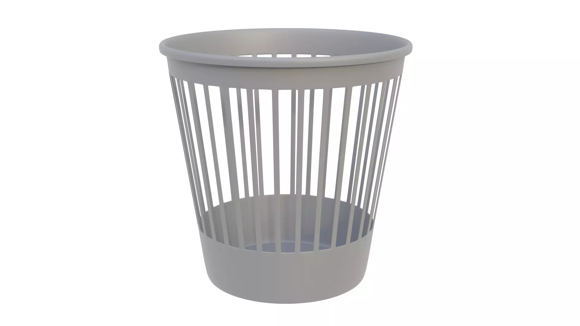 Paper bucket 01 3D model_0