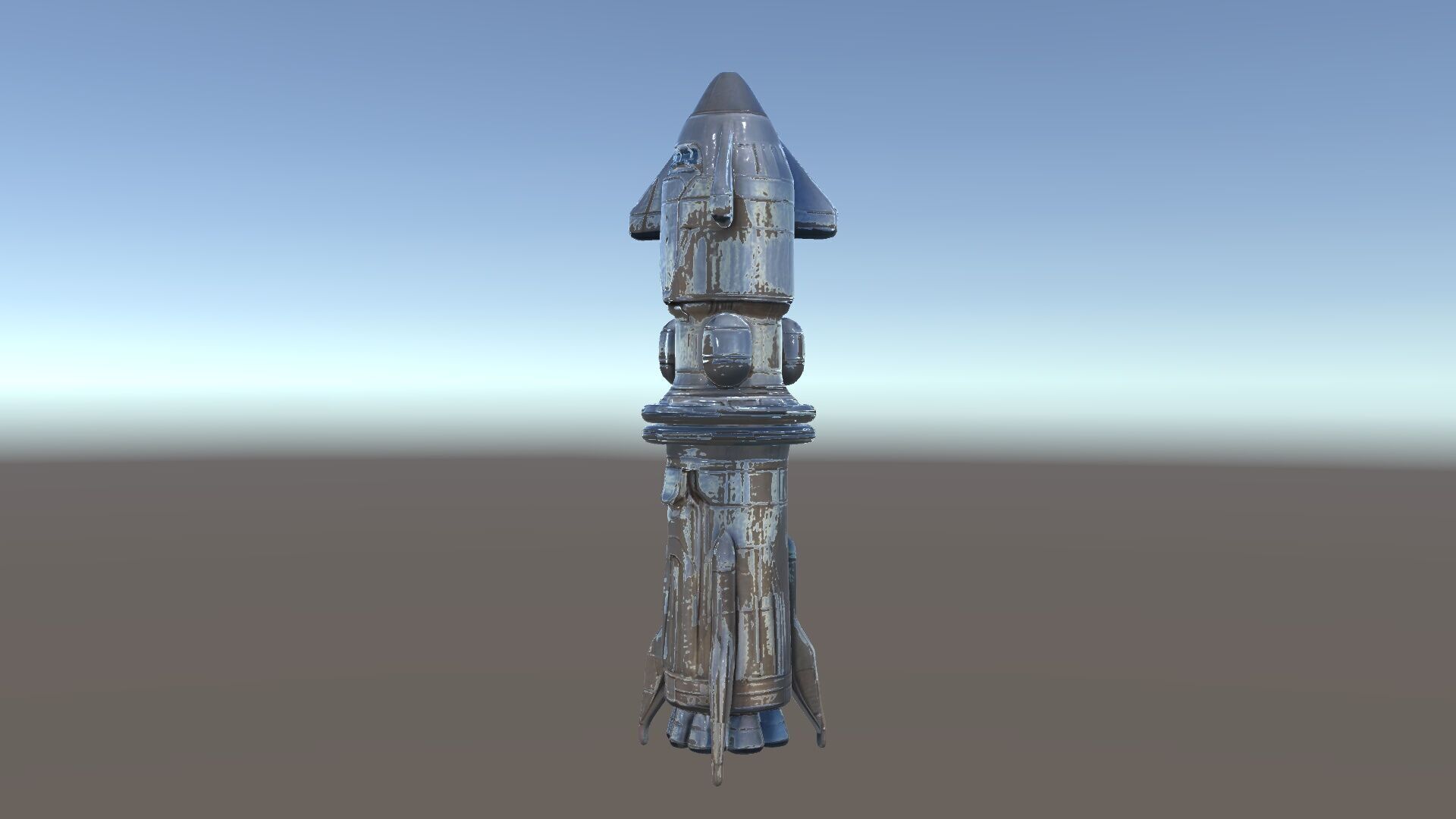 Futuristic Spaceship Model Pack for Gaming and Animation Low-poly 3D model_29