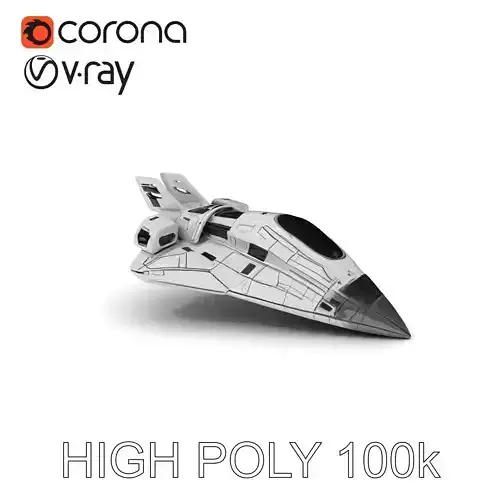 Futuristic Spacecraft Model Pack with Detailed Textures