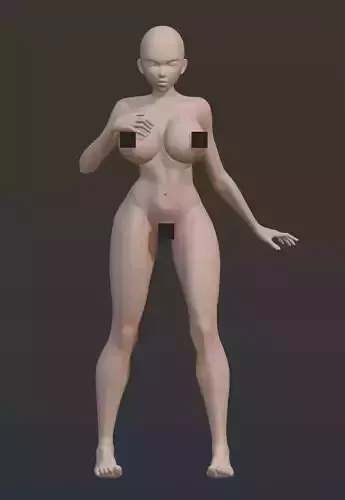 Standing woman pose 6