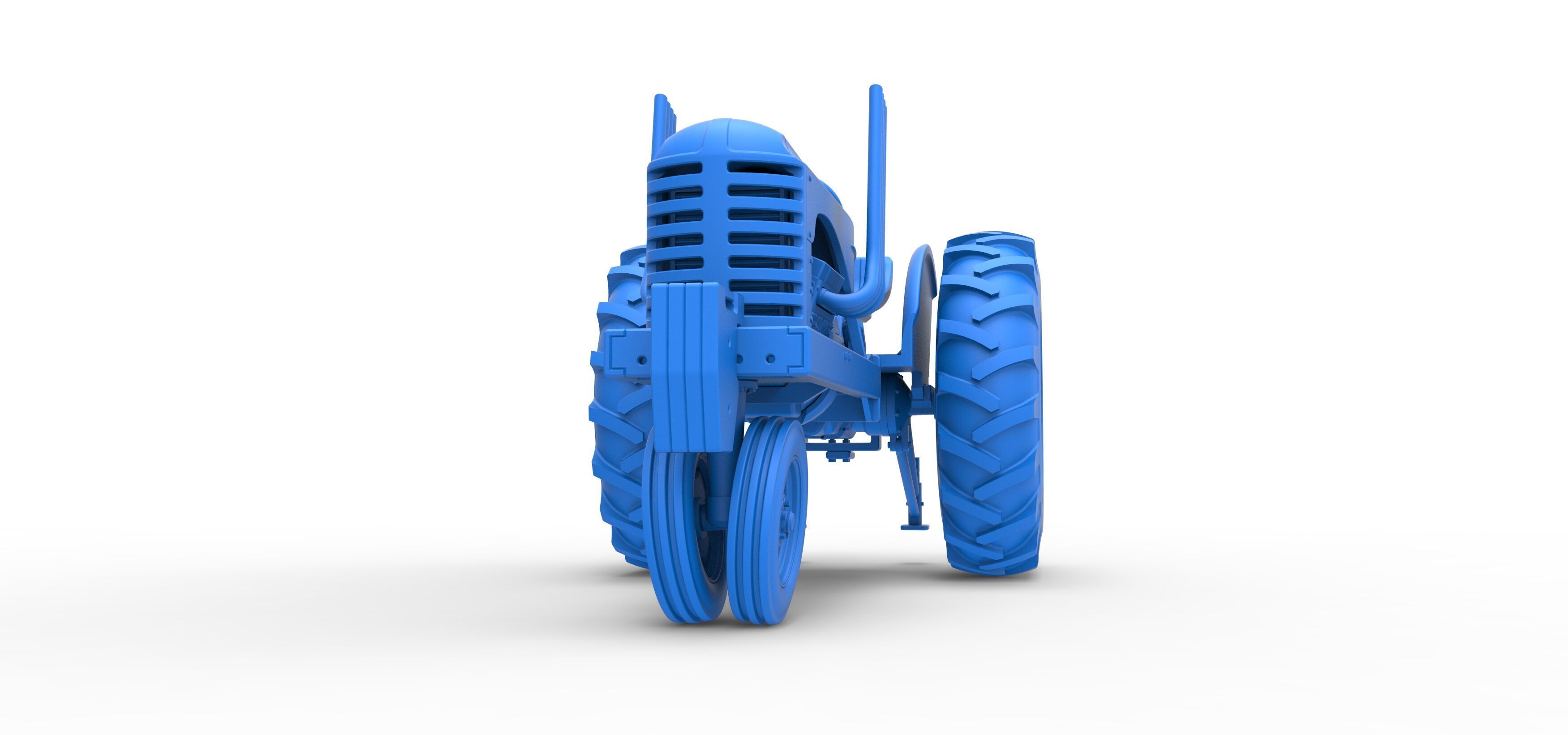 Vintage Small block Pulling tractor Version 4 Scale 1 to 25 3D print model_27