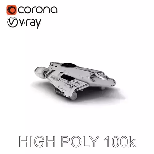 Futuristic Spaceship Model Pack with PBR Textures