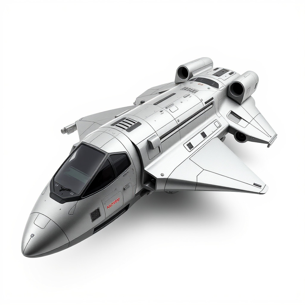 Futuristic Spaceship Model Pack Low-poly 3D model_4