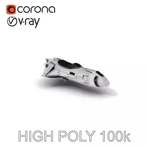 Futuristic Spaceship Model Pack