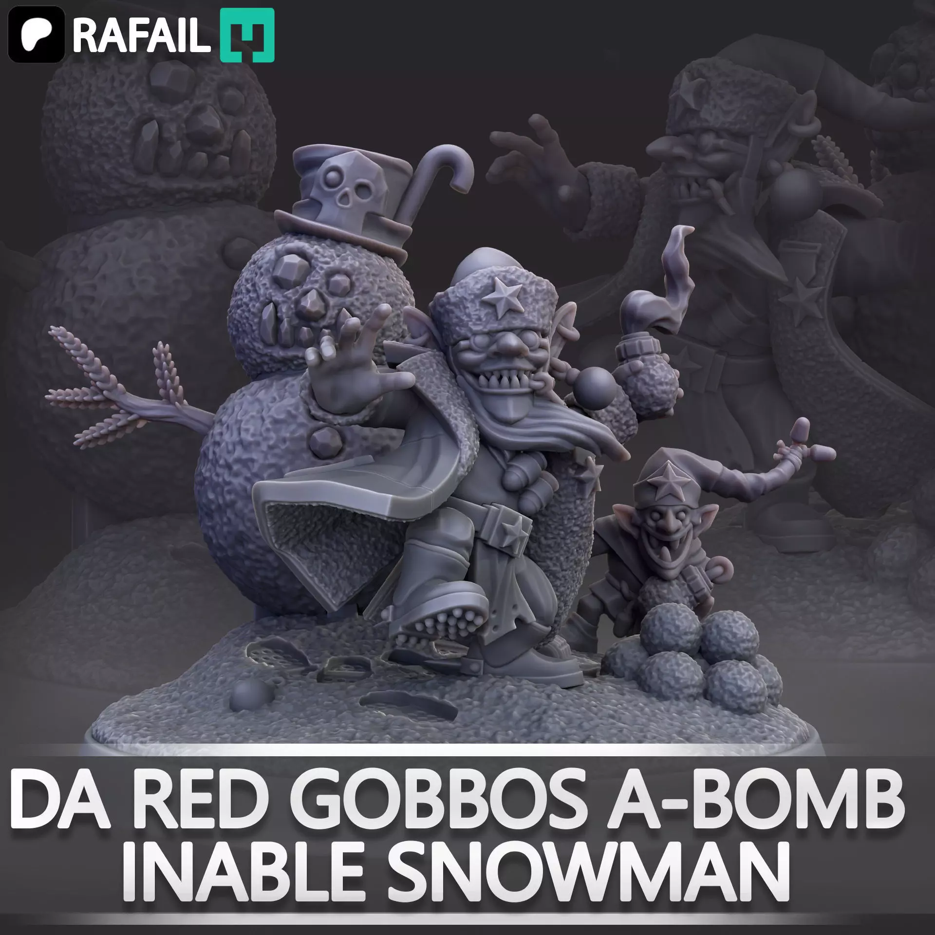 Da Red Gobbos A-bomb-inable Snowman 3D print model
