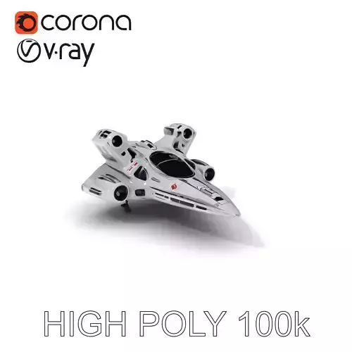Futuristic Spacecraft Model Pack with HighDetail Textures
