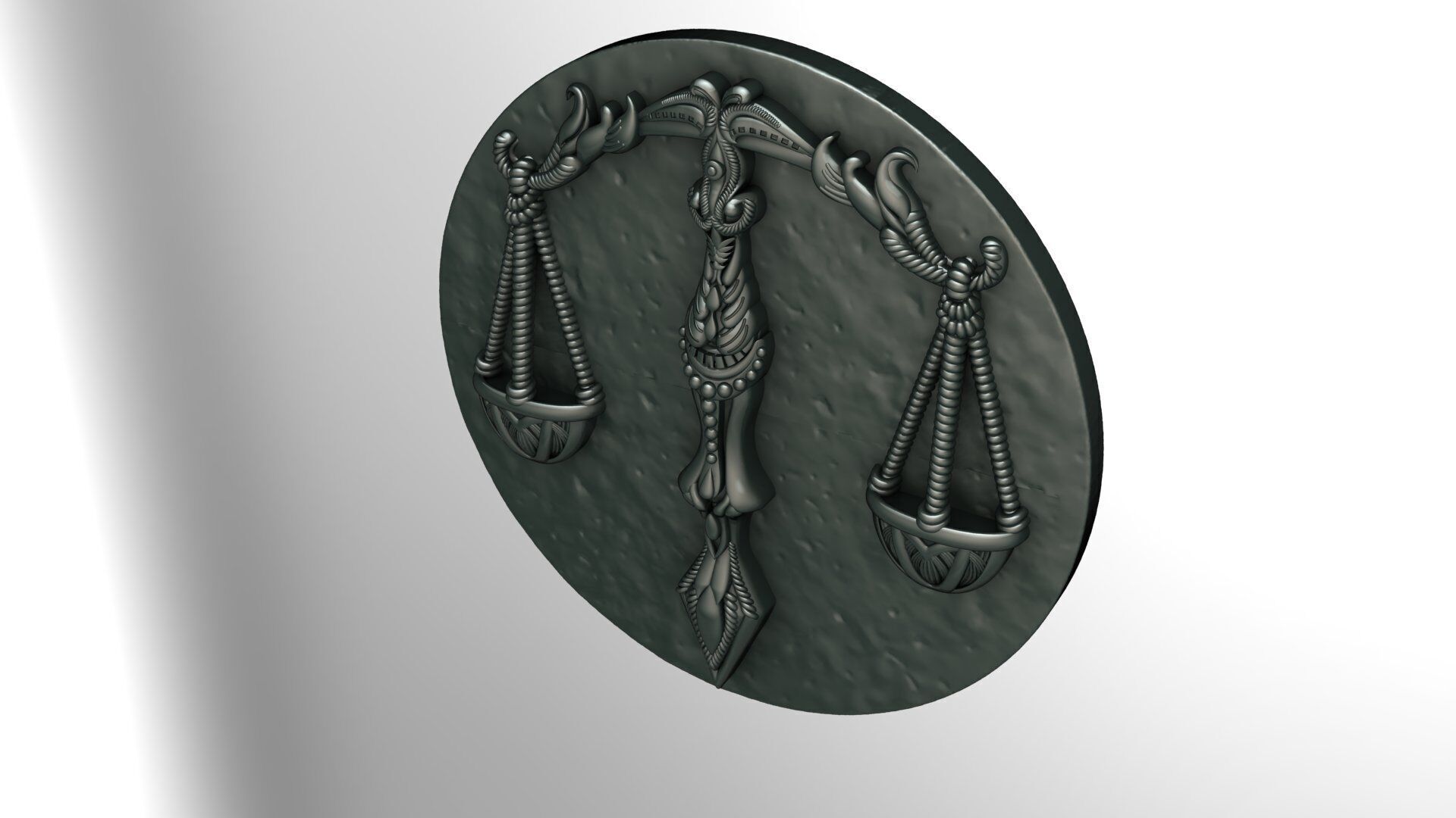 ZORDIAC COIN CHARMS  3D print model_24