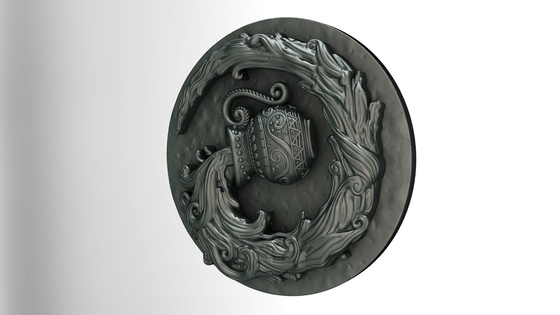 ZORDIAC COIN CHARMS  3D print model_4