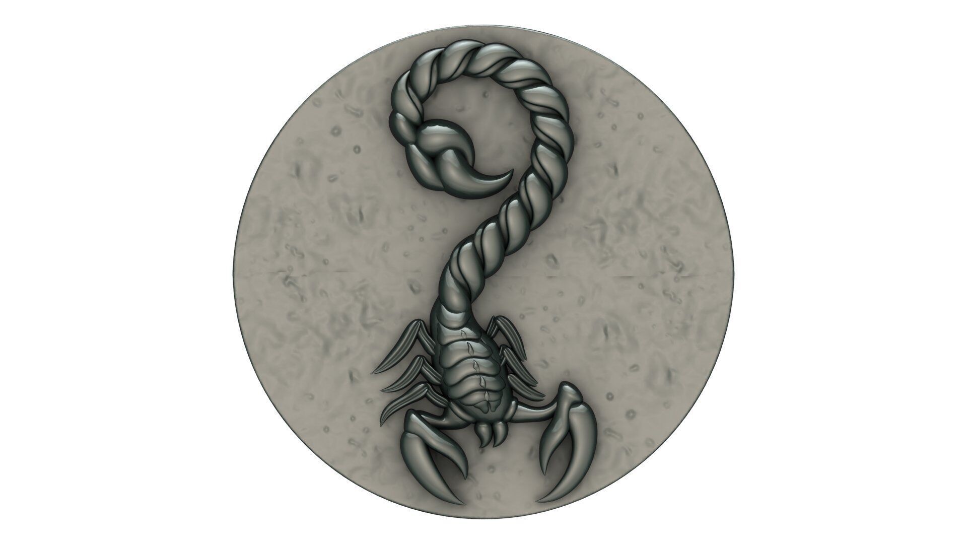 ZORDIAC COIN CHARMS  3D print model_27