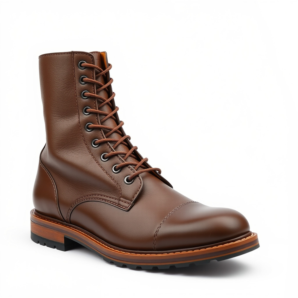 Realistic Leather Boot Model Pack for Interactive Rendering Low-poly 3D model_4