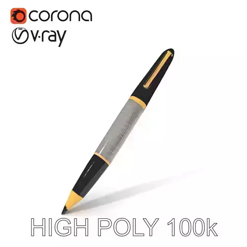 Luxurious Fountain Pen D Model Pack