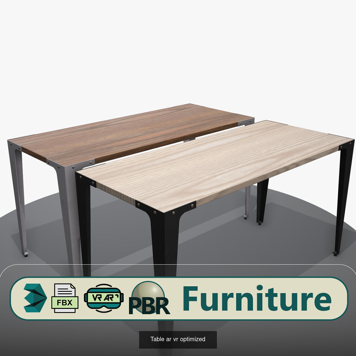 Set of tables for room tour 3D Model Collection_21