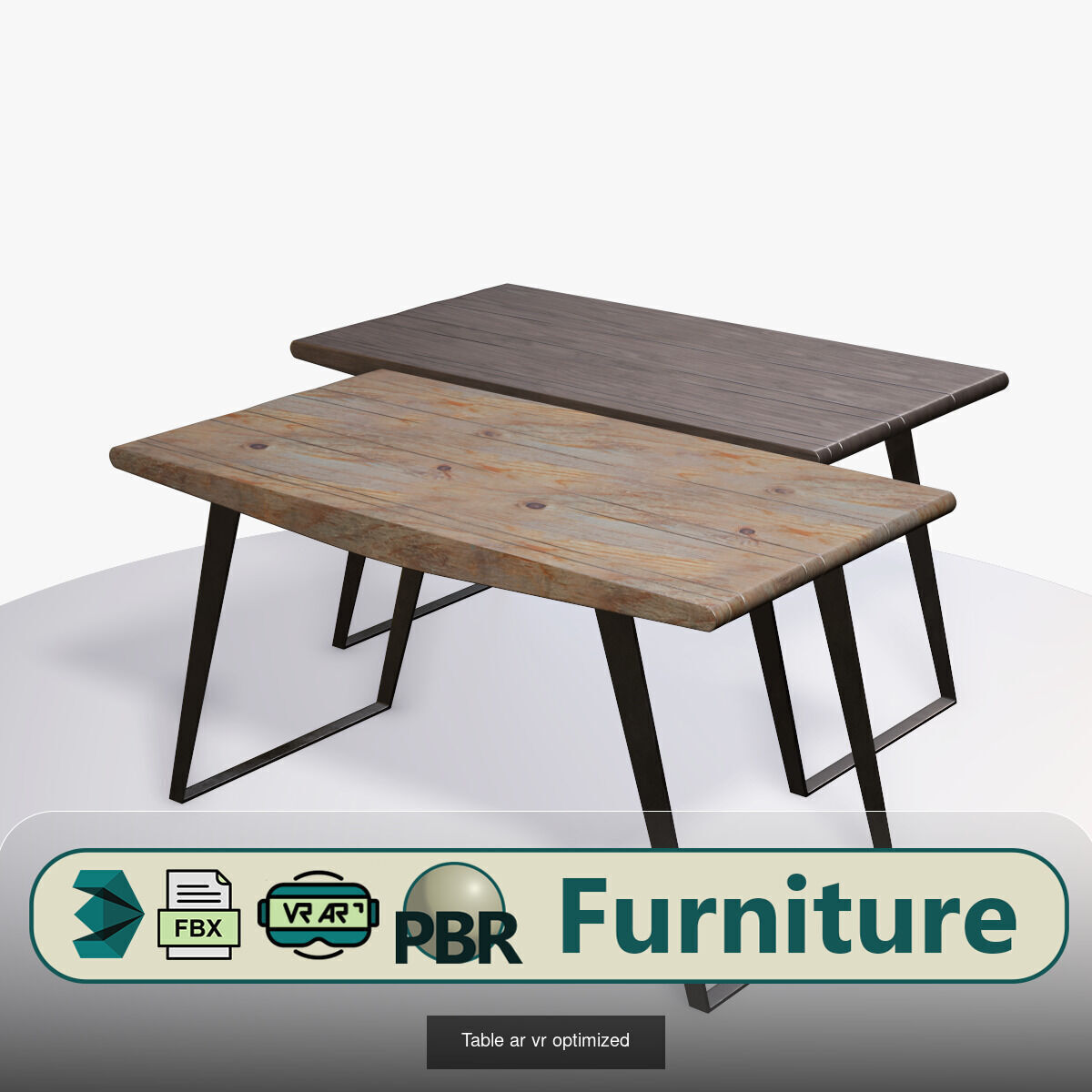 Set of tables for room tour 3D Model Collection_18