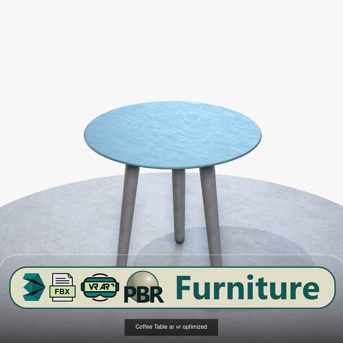 Set of tables for room tour 3D Model Collection_19