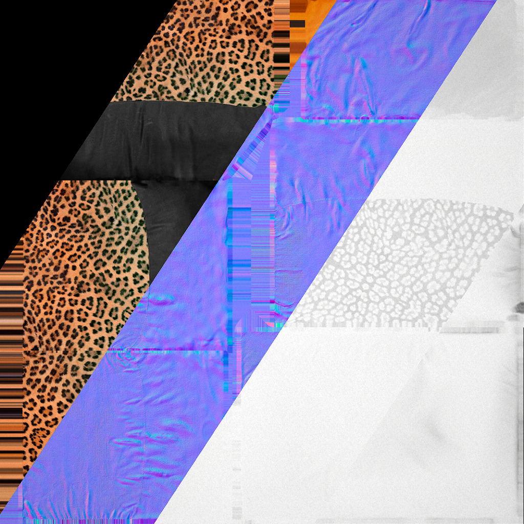 Pet Bed Sofa Pillow Cat Dog Zoo Furniture Pack Low-poly 3D model_78