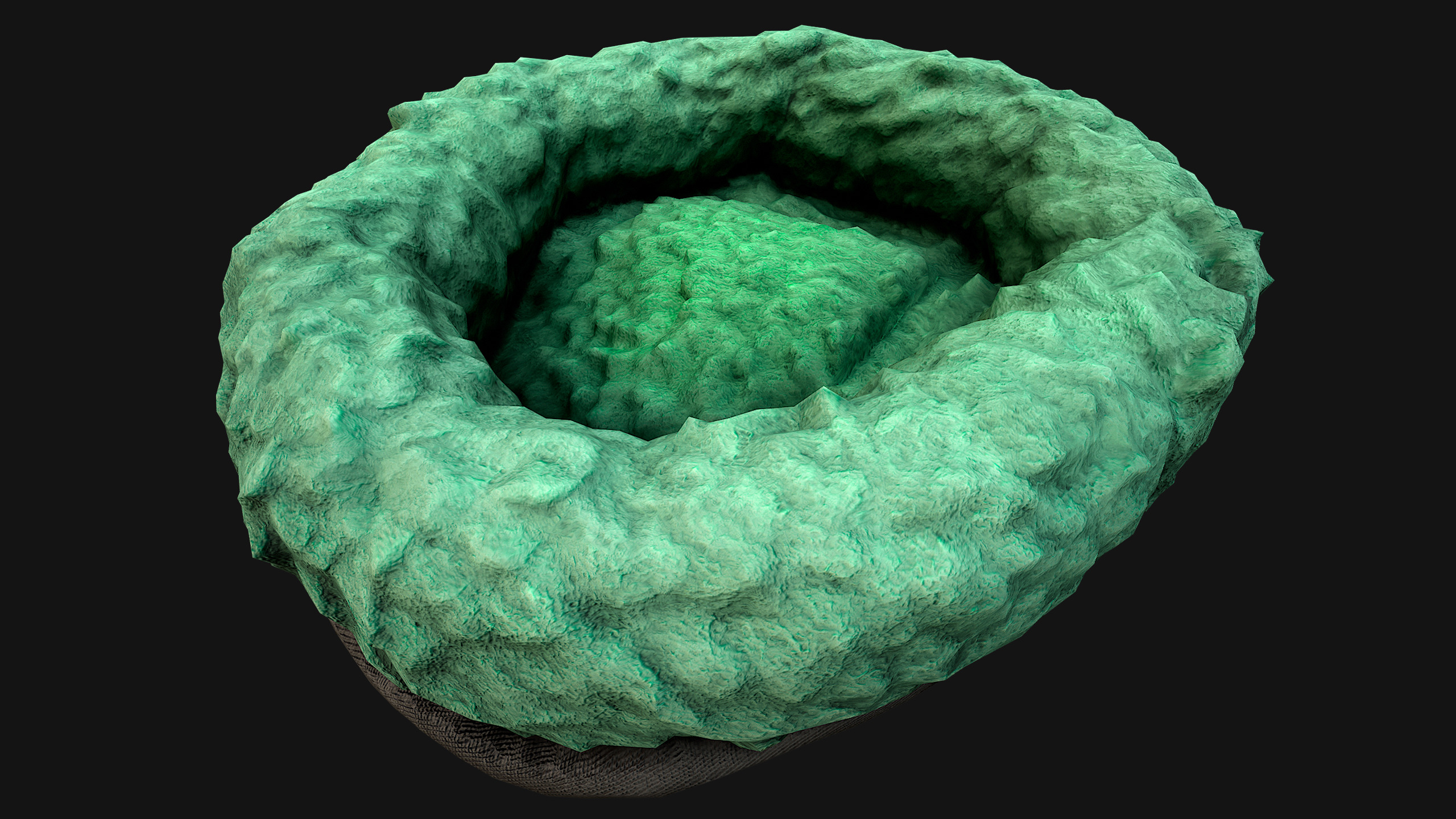 Pet Bed Sofa Pillow Cat Dog Zoo Furniture Pack Low-poly 3D model_58