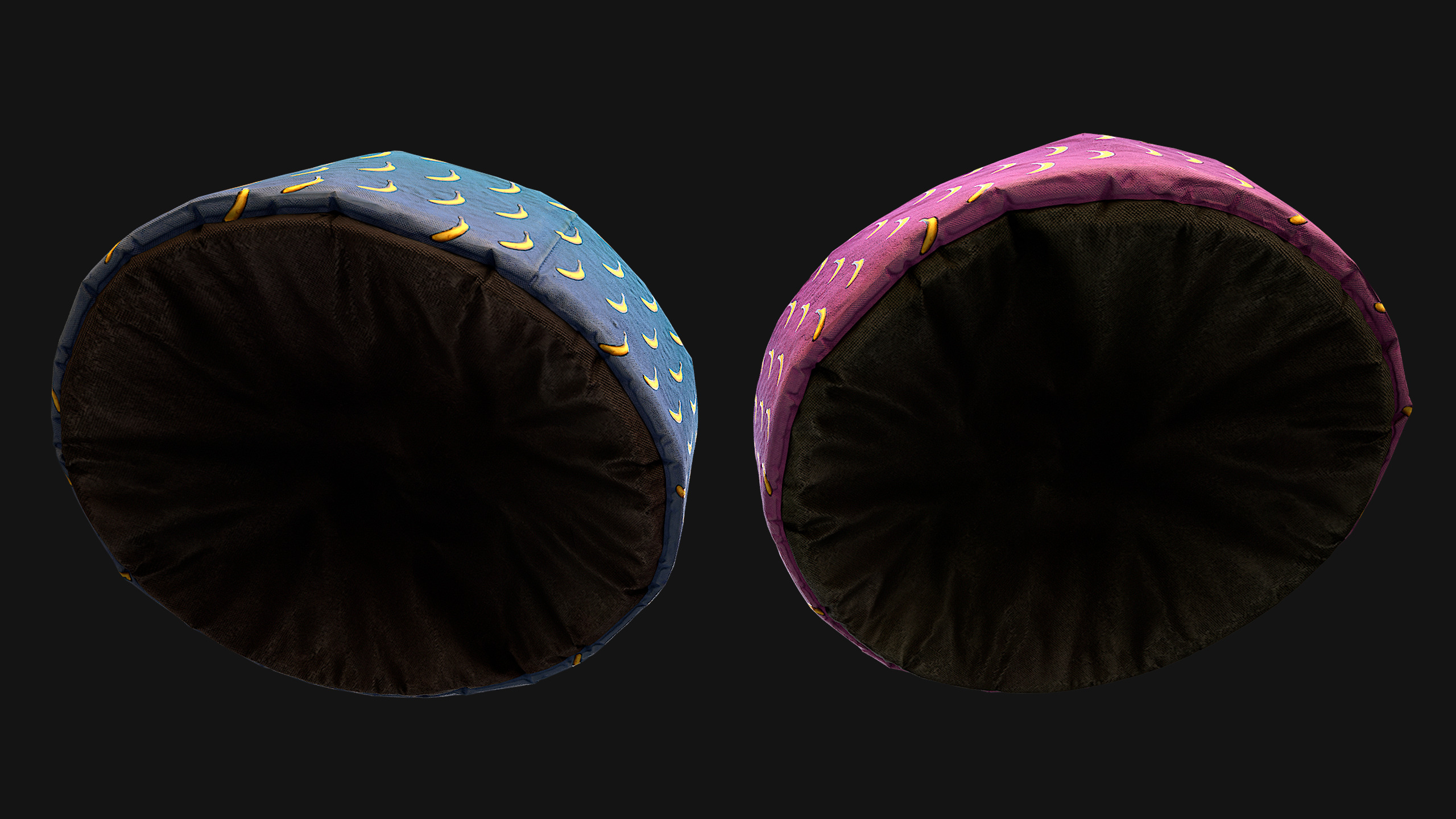 Pet Bed Sofa Pillow Cat Dog Zoo Furniture Pack Low-poly 3D model_29