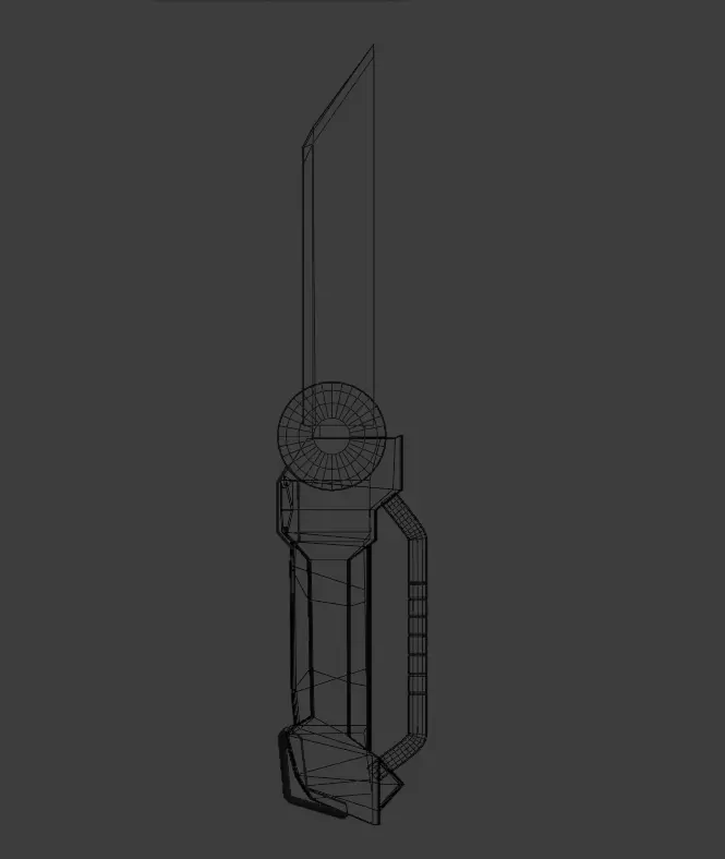Flip sword 3D model_0