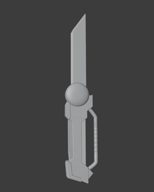 Flip sword 3D model_1