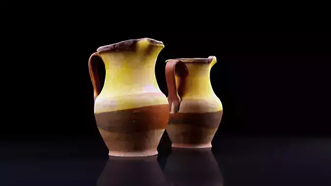 Ancient Clay Pitcher - Old vas