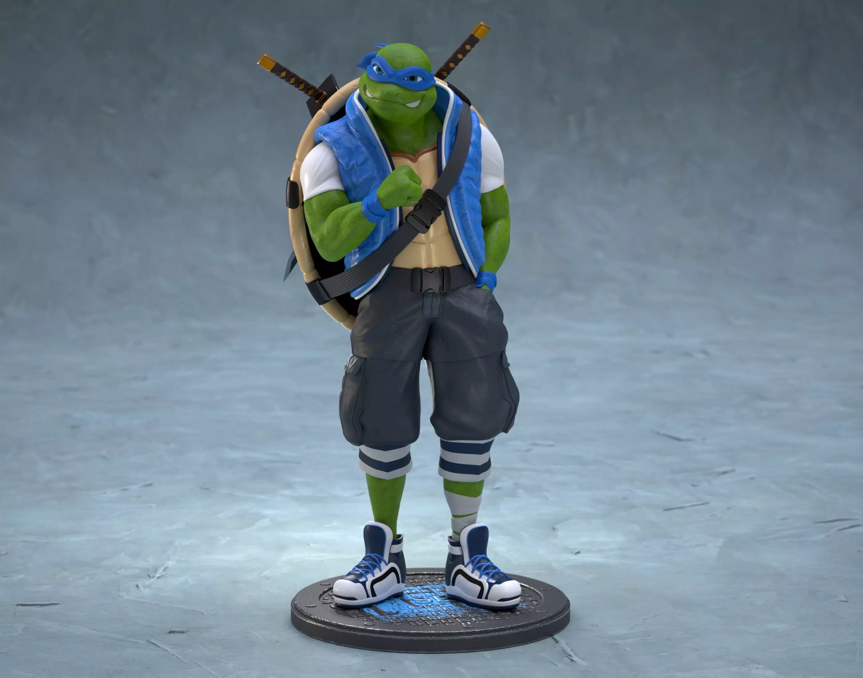 TMNT Urban Vibes Leo 3D print model_0
