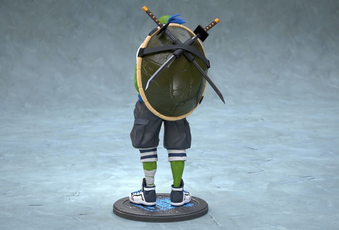 TMNT Urban Vibes Leo 3D print model_6