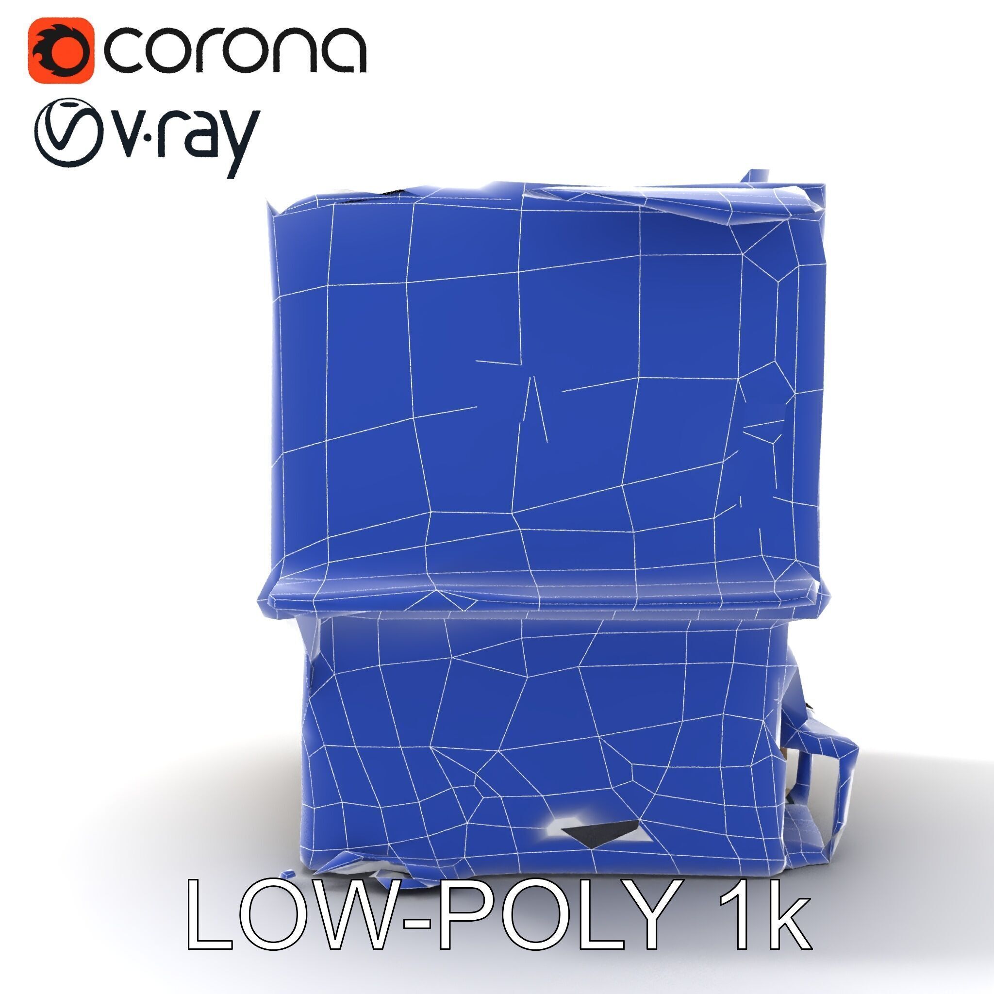 Abandoned House Model Pack with Realistic Textures Low-poly 3D model_22