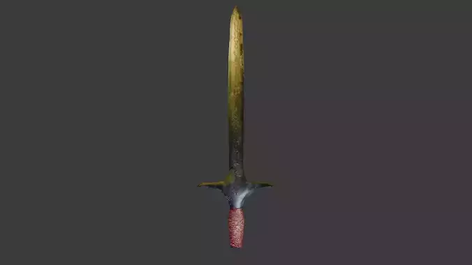 high Details Low-Poly Knife -  300 Polygons
