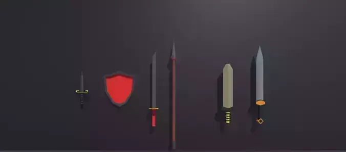 Low Poly Melee Weapons Pack