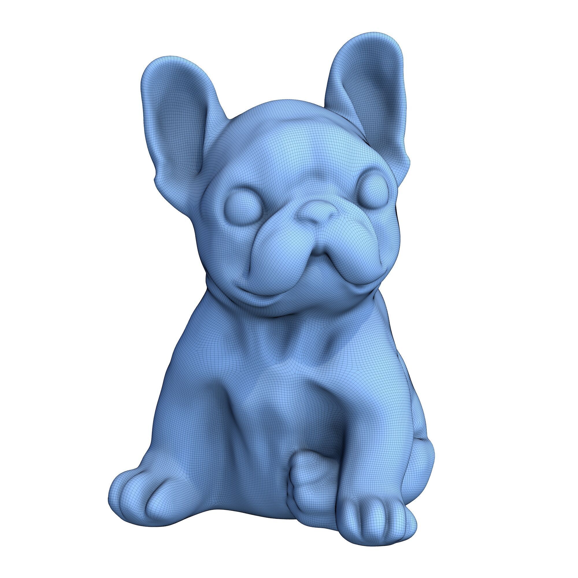 French Bulldog 3D print model_6