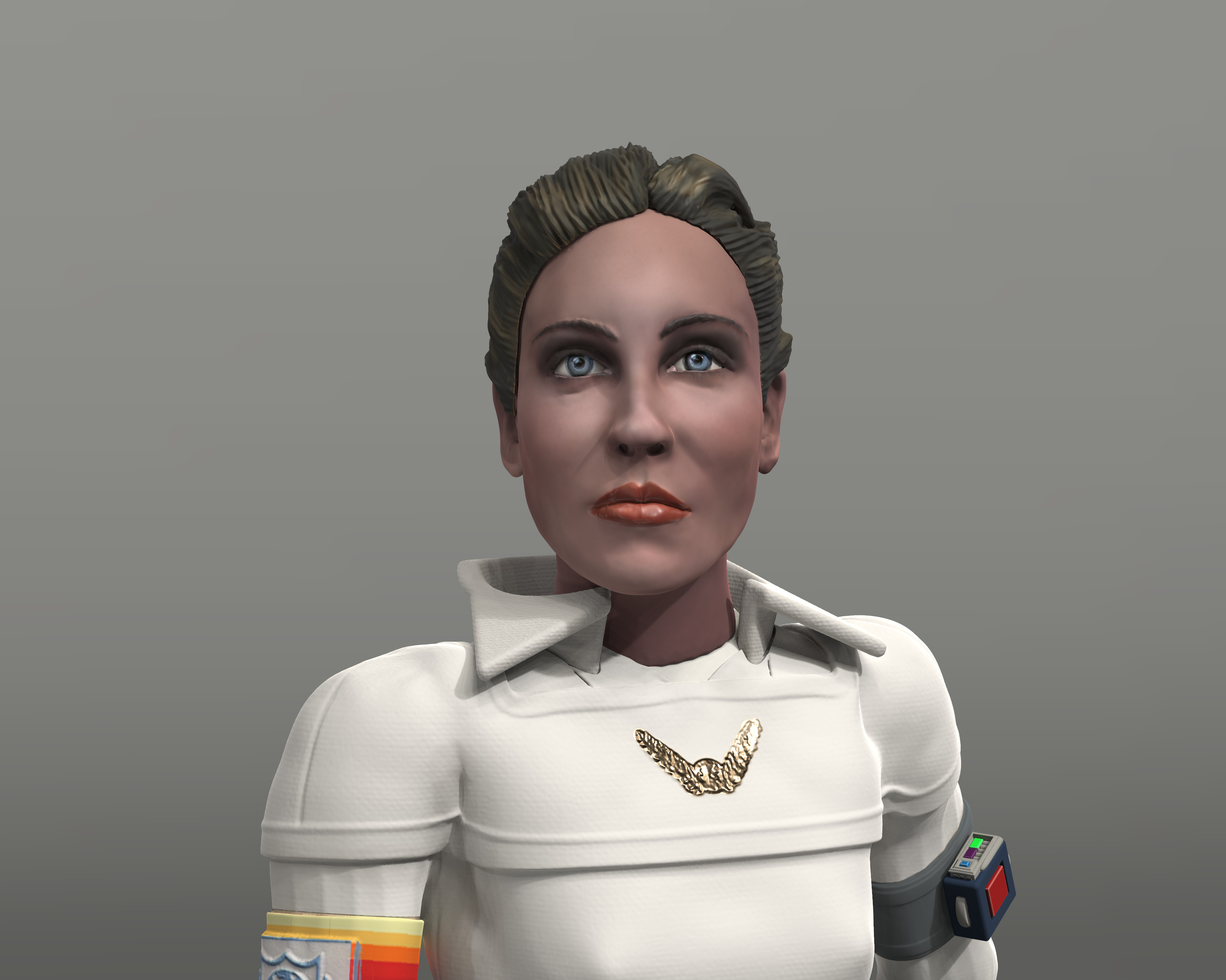 Colonel Wilma Flight Suit - Buck Rogers in the 25th Century  3D print model_6