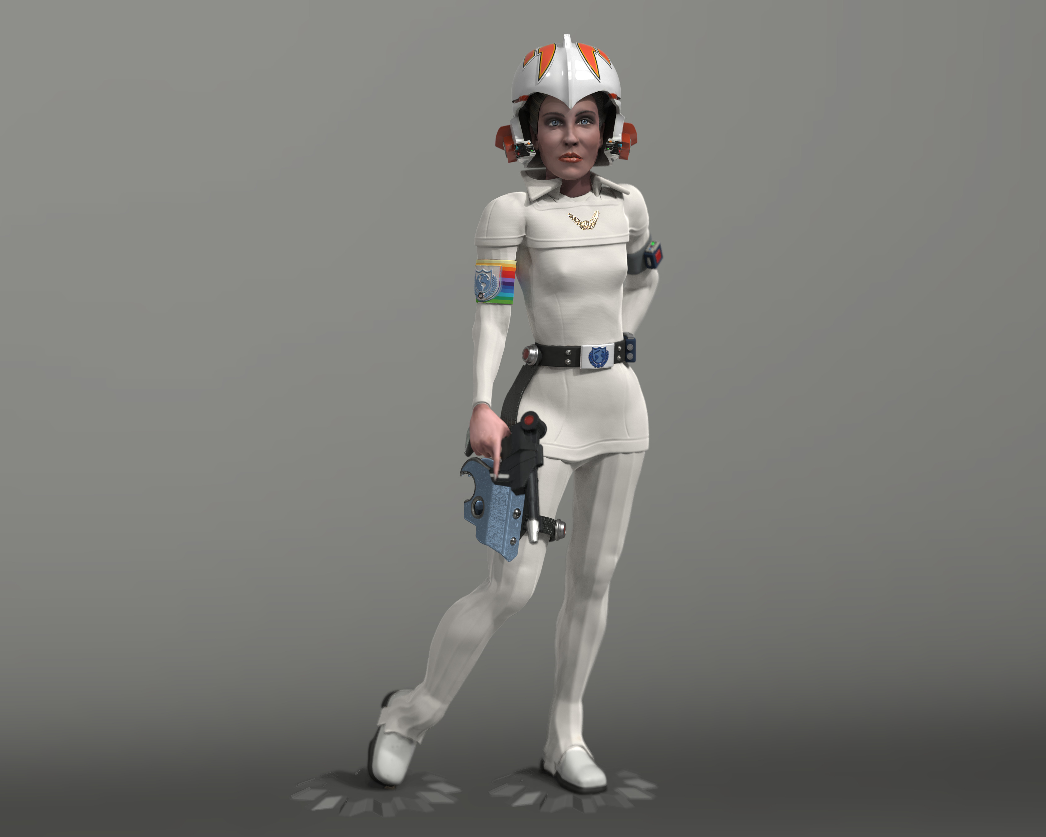 Colonel Wilma Flight Suit - Buck Rogers in the 25th Century  3D print model_5