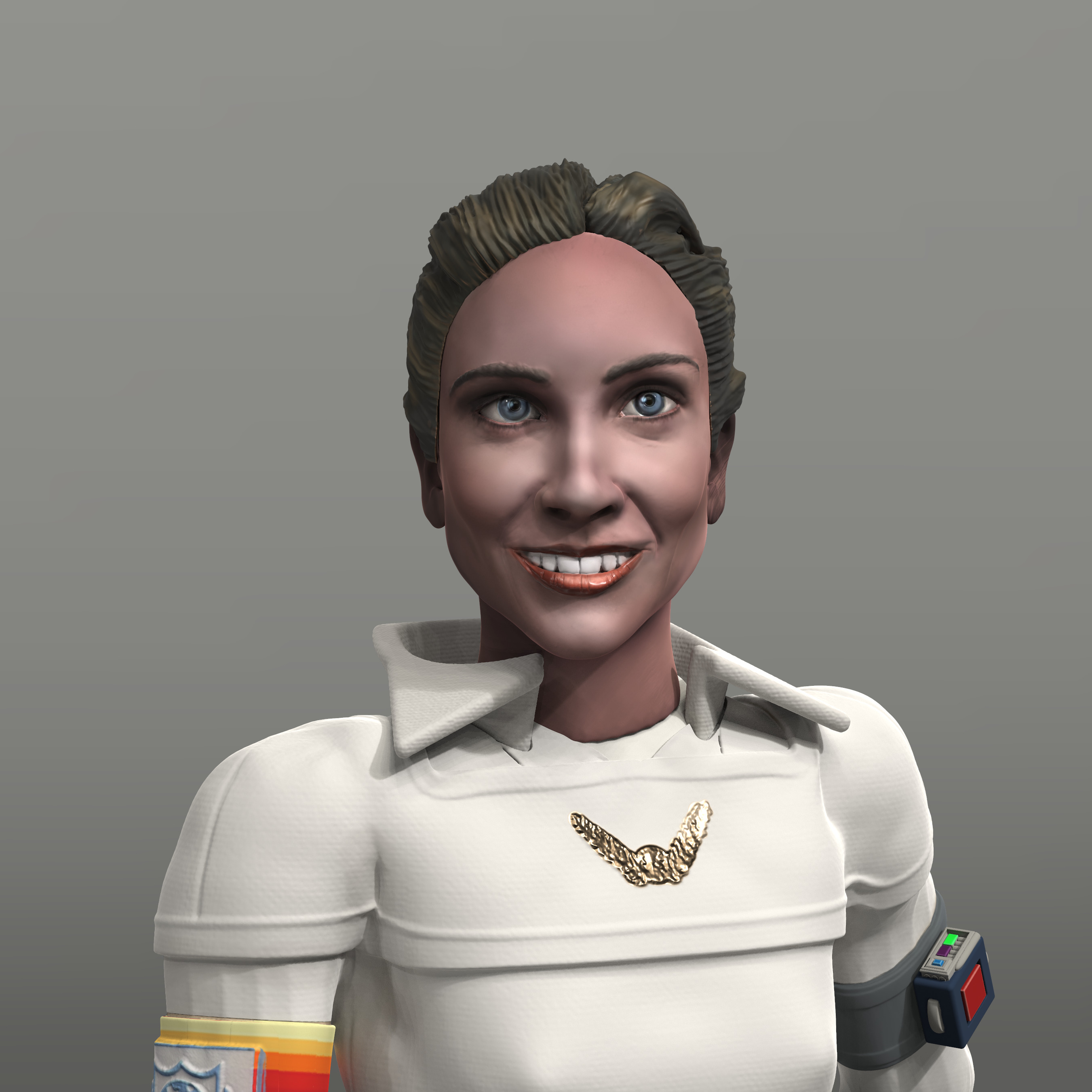 Colonel Wilma Flight Suit - Buck Rogers in the 25th Century  3D print model_12
