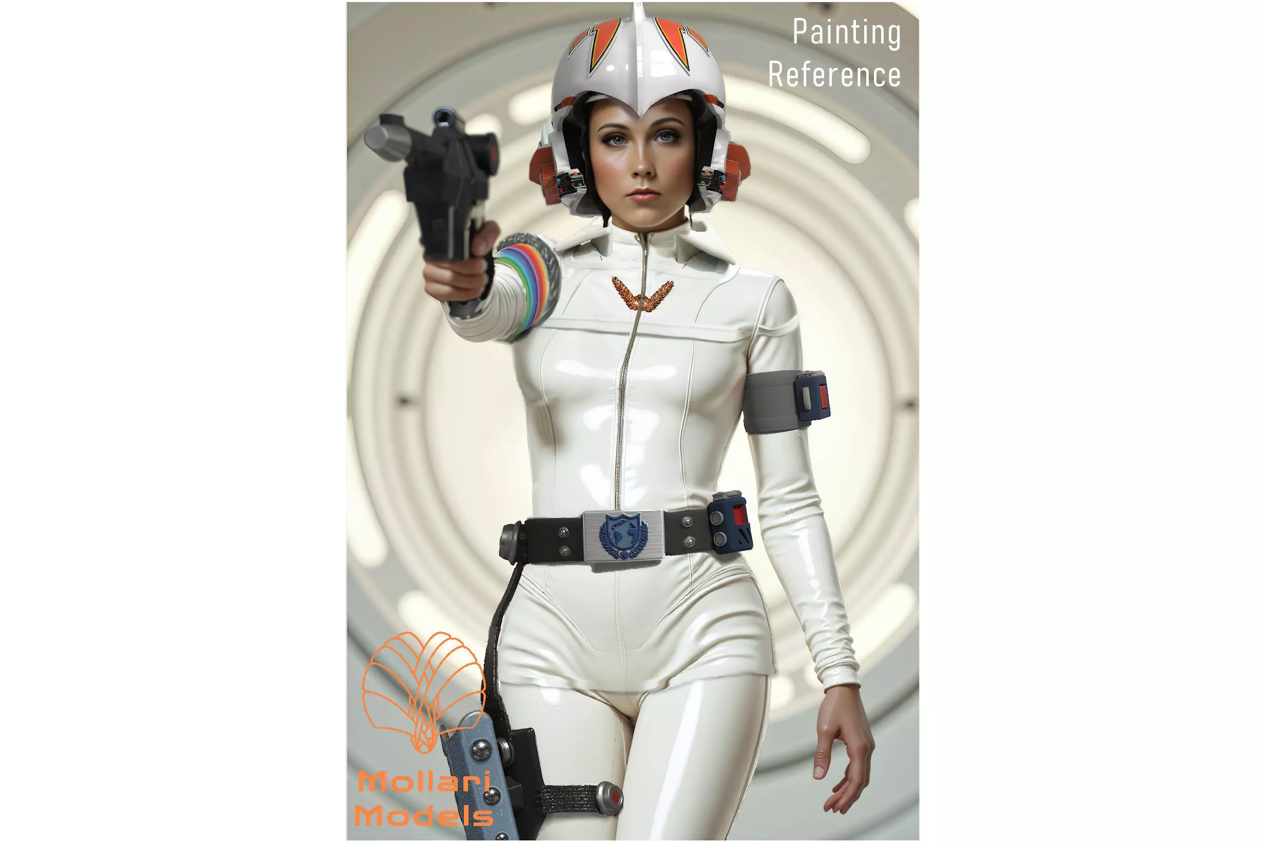 Colonel Wilma Flight Suit - Buck Rogers in the 25th Century  3D print model_3