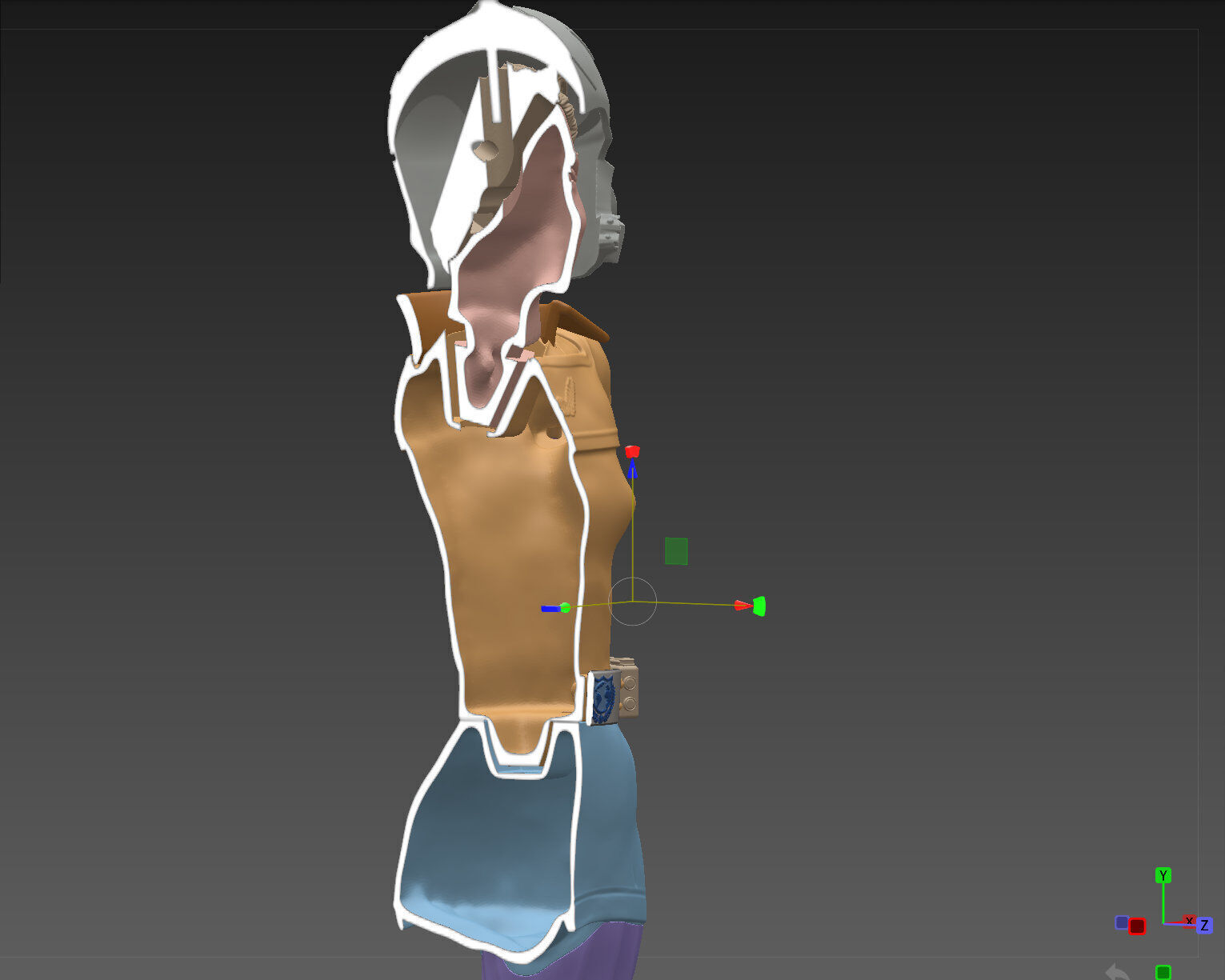 Colonel Wilma Flight Suit - Buck Rogers in the 25th Century  3D print model_19