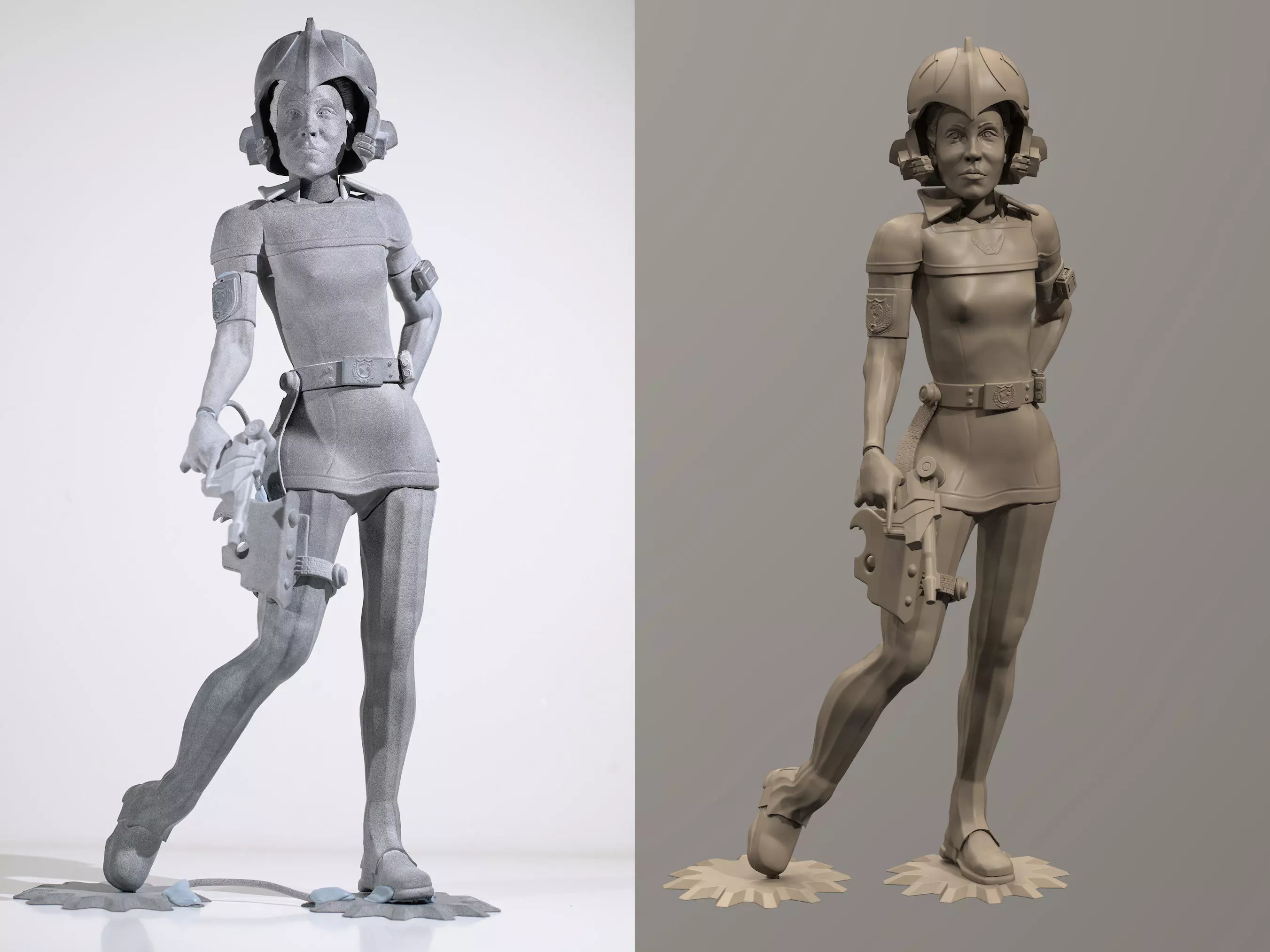 Colonel Wilma Flight Suit - Buck Rogers in the 25th Century  3D print model_4