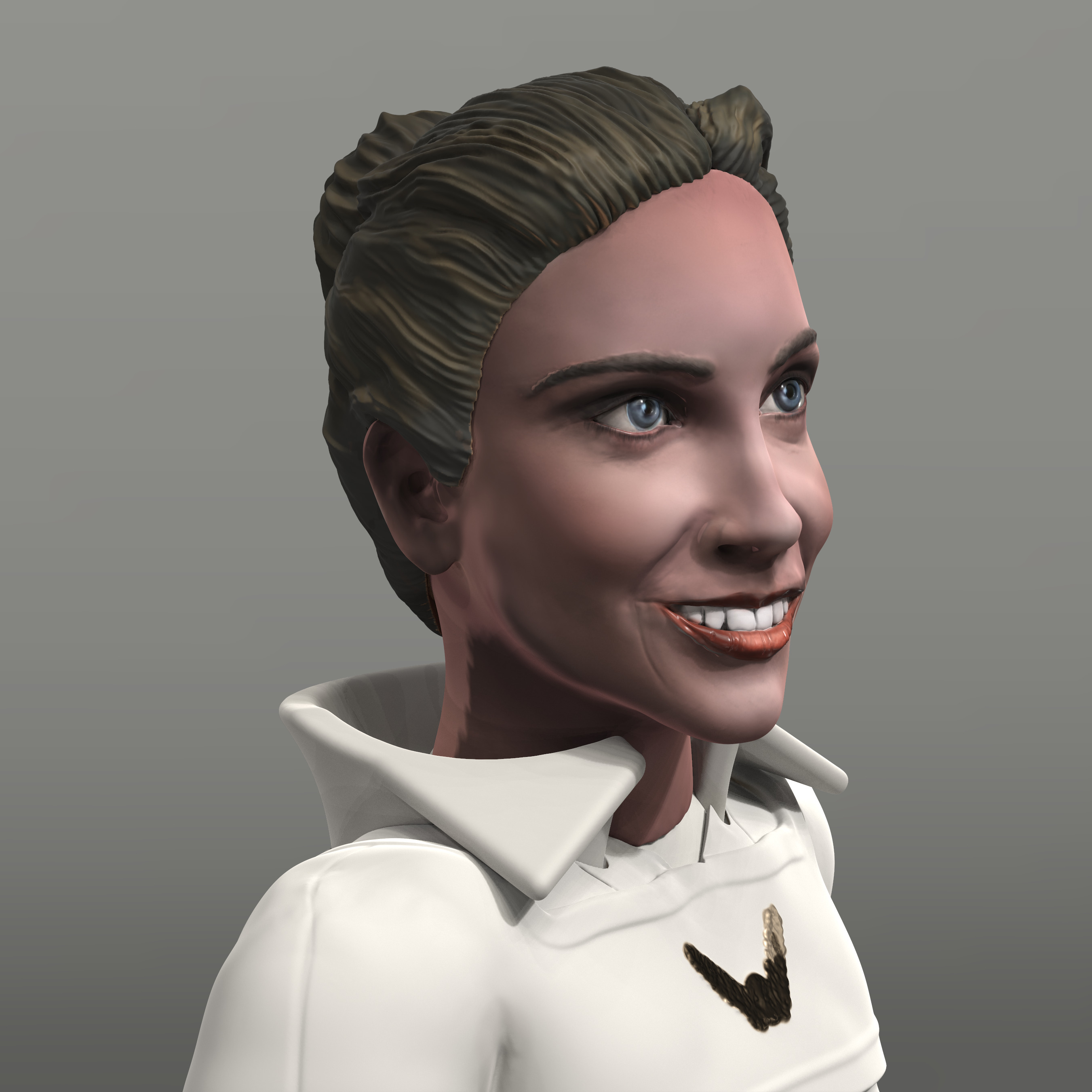 Colonel Wilma Flight Suit - Buck Rogers in the 25th Century  3D print model_14