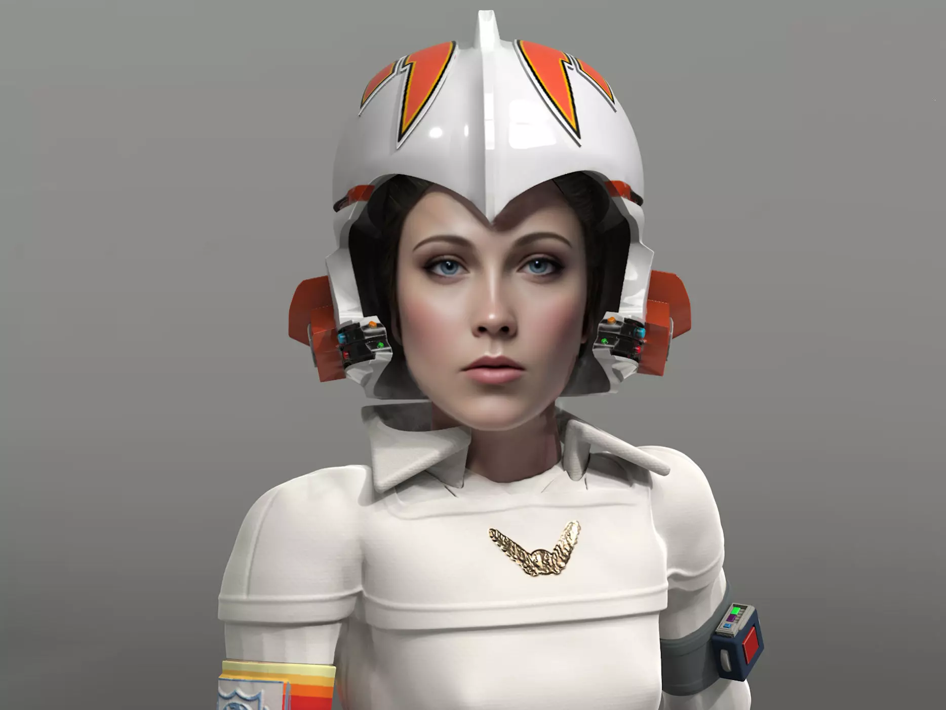 Colonel Wilma Flight Suit - Buck Rogers in the 25th Century  3D print model_7