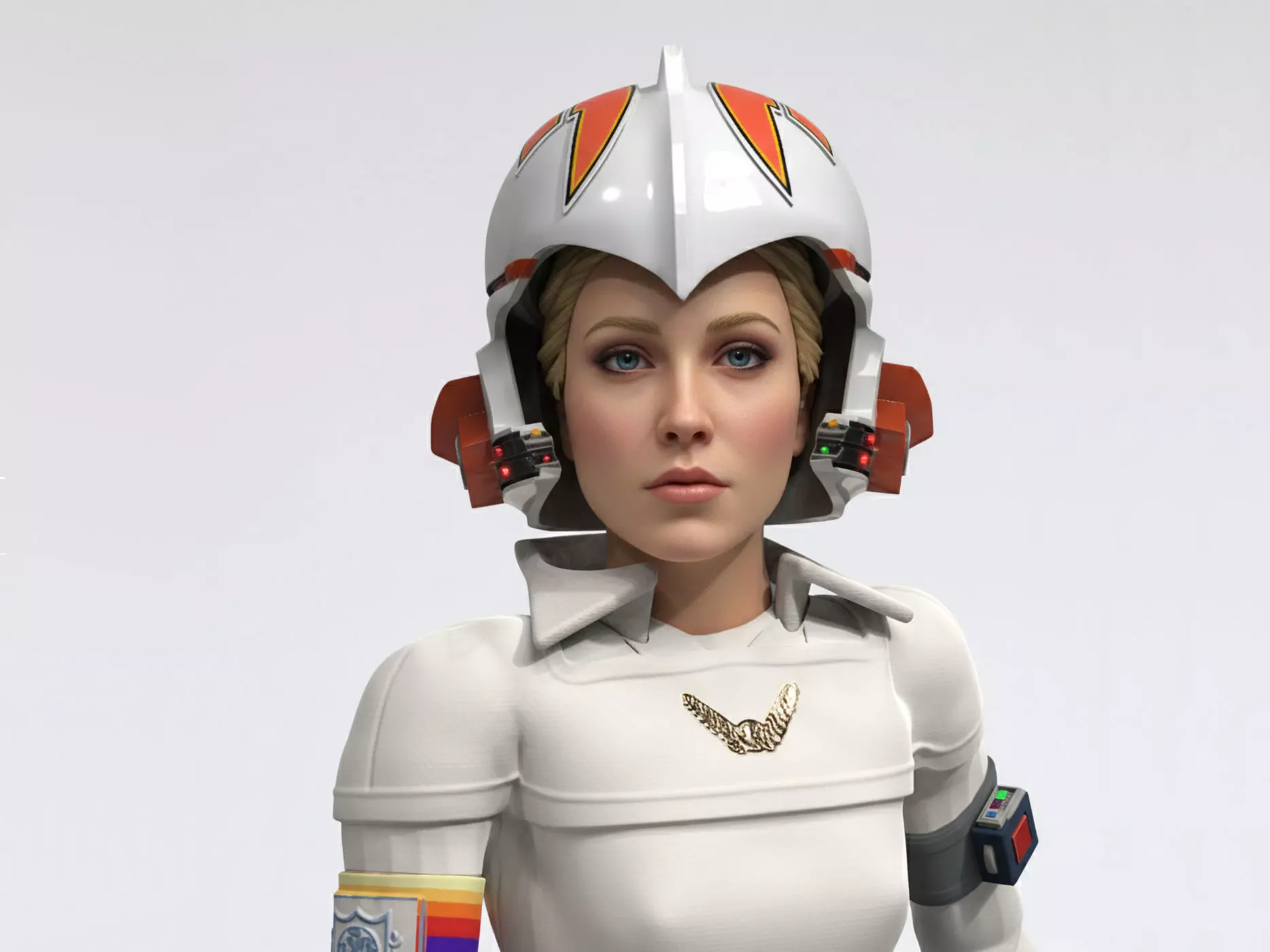 Colonel Wilma Flight Suit - Buck Rogers in the 25th Century  3D print model_8