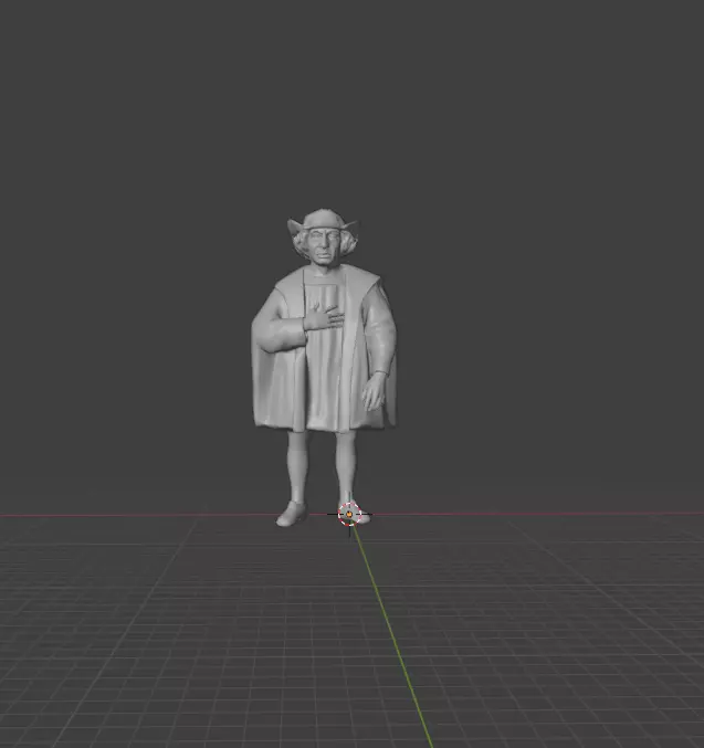 Christopher Columbus 3D print model_0